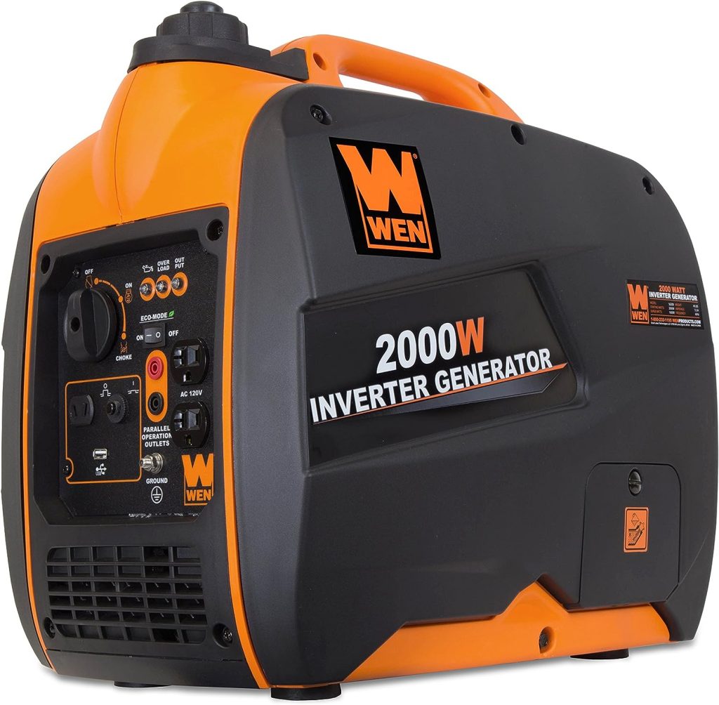 WEN 56200i -2000 Watt Gas Powered Portable Inverter Generator